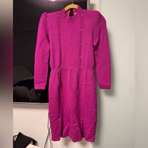 Vintage St. John knit pink sweater dress. Beautiful dress, great condition.